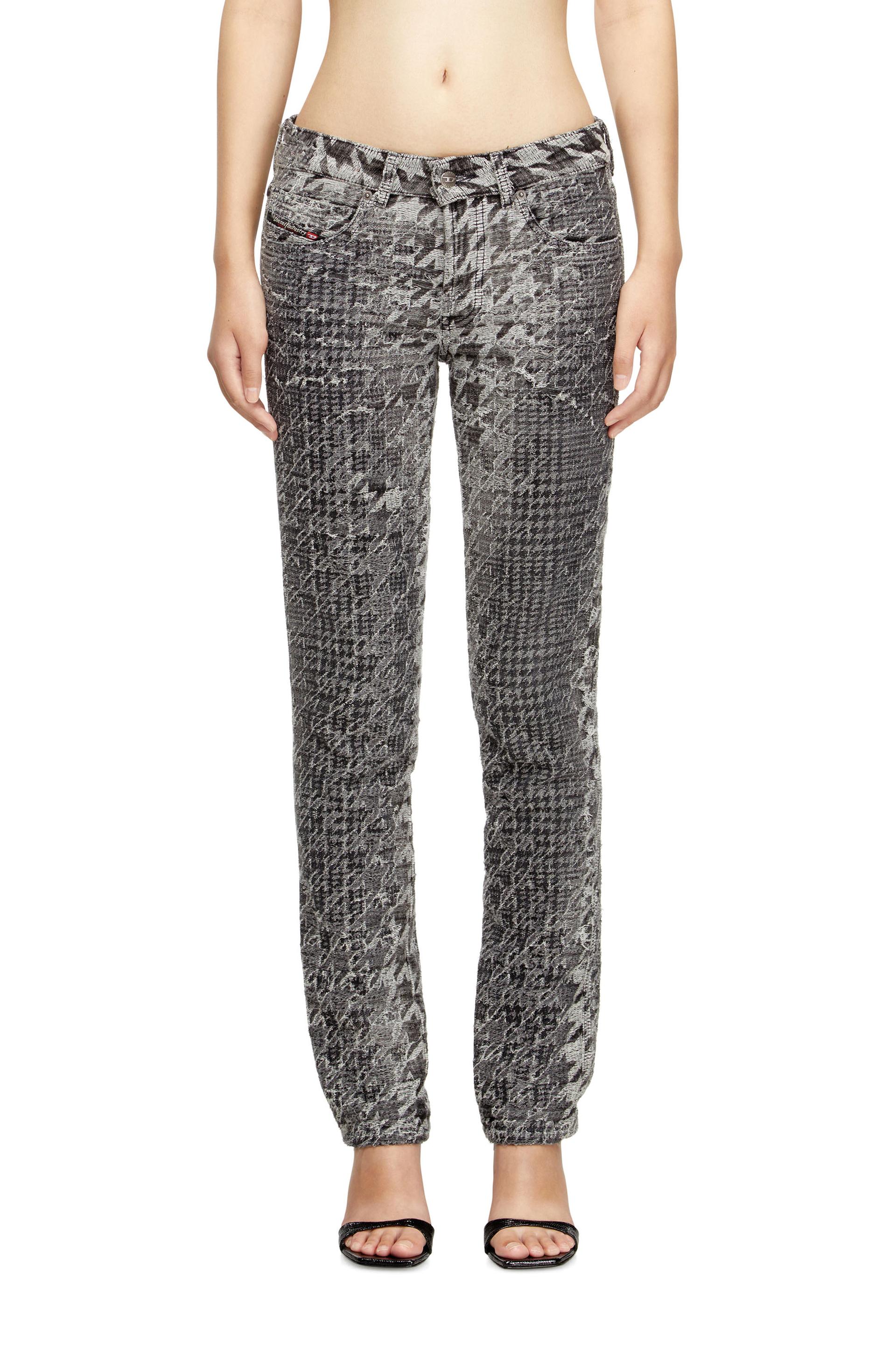 diesel - slim jeans - 1992 d-jiann - jeans - woman - black