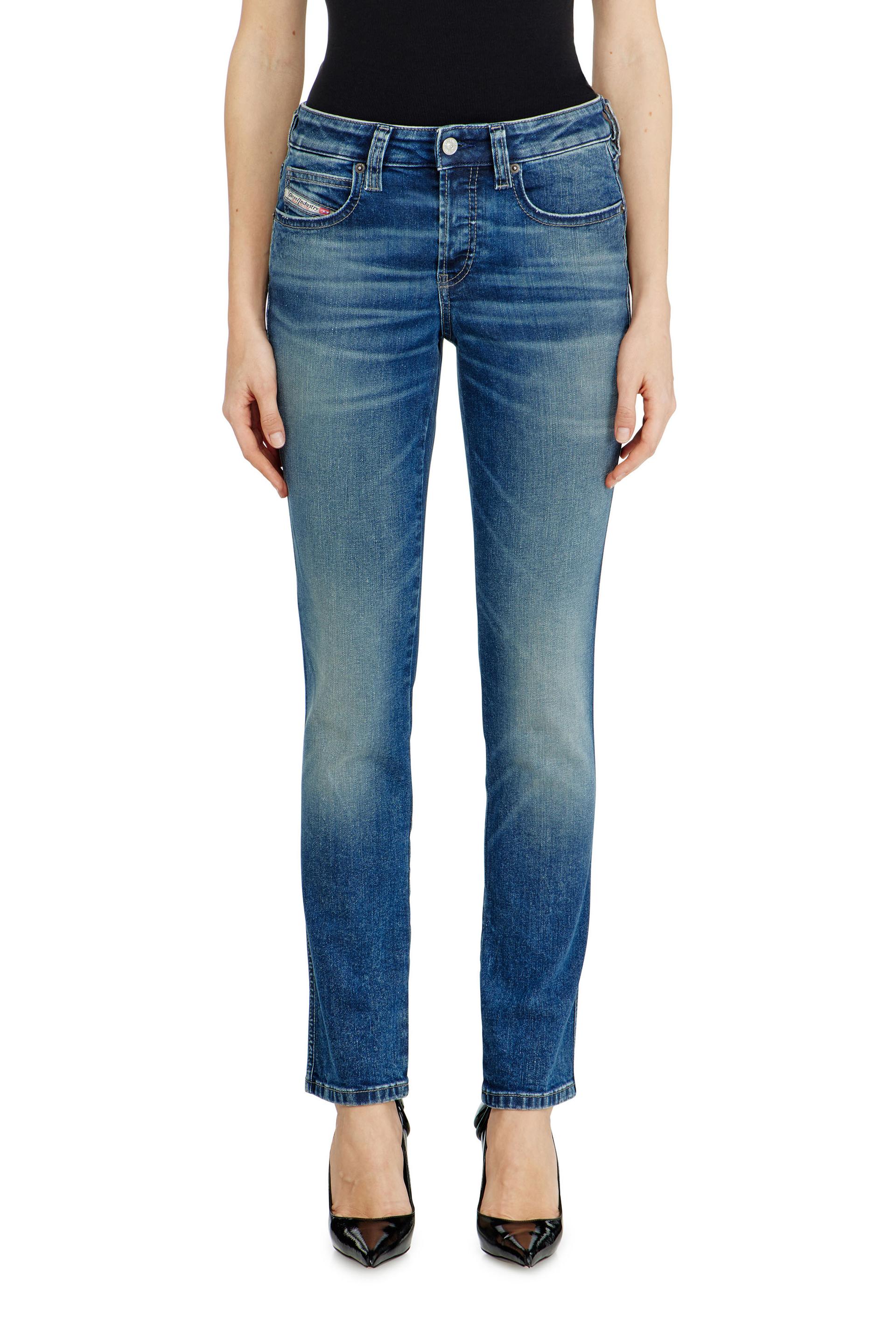 diesel - slim jeans low waist 1992 d-jiann - jeans - woman - blue