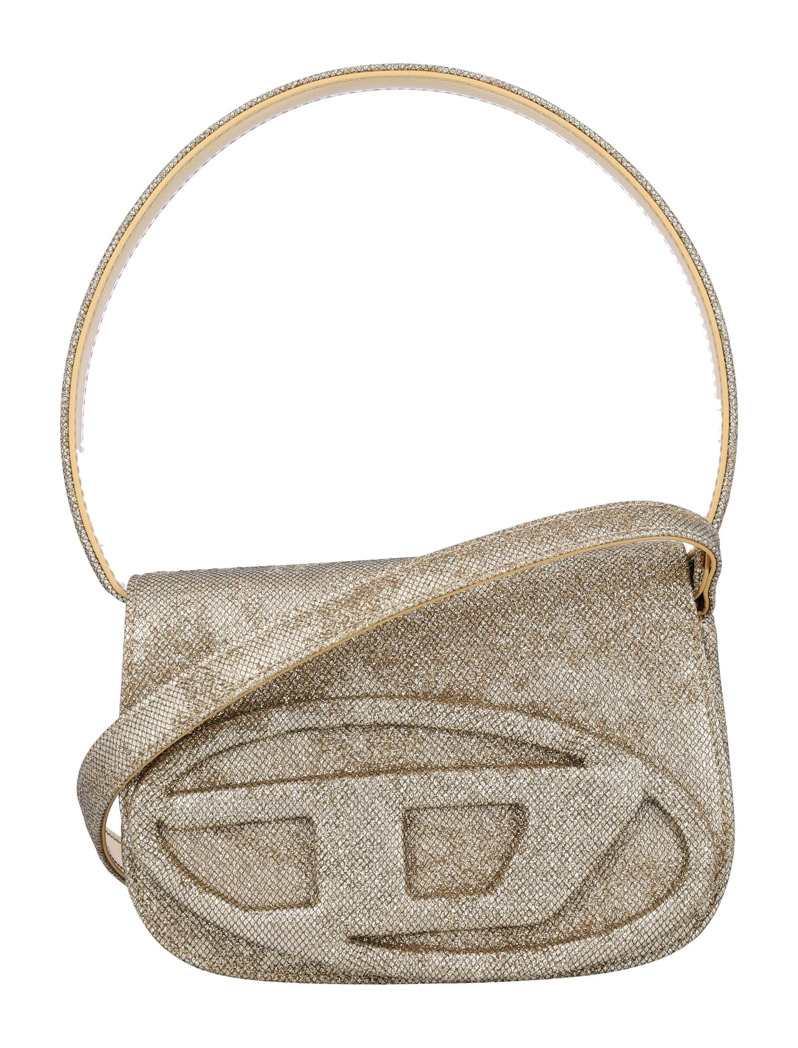 diesel 1-dr lurex shoulder bag