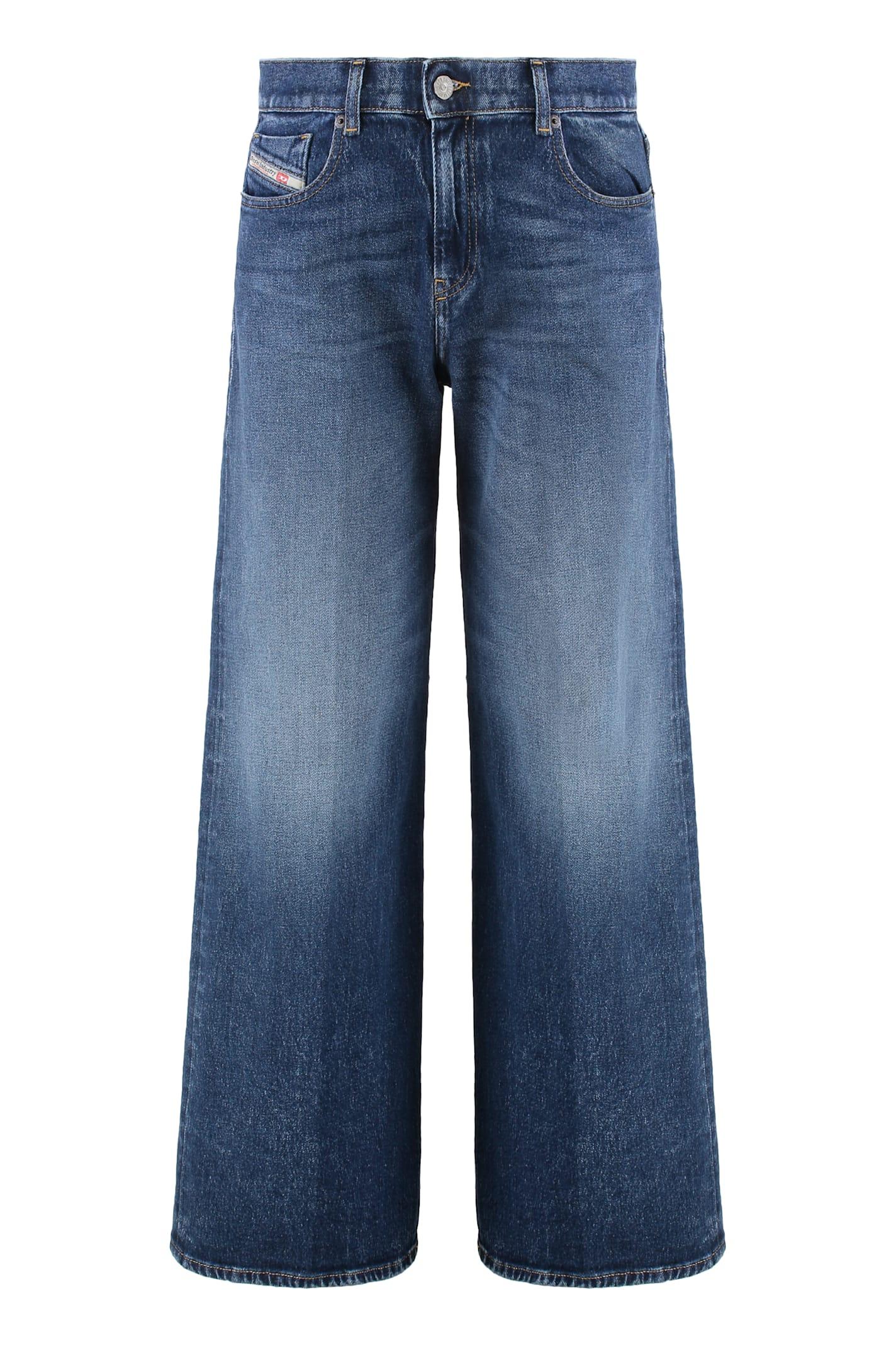 diesel 1978 d-akemi high-rise flared jeans