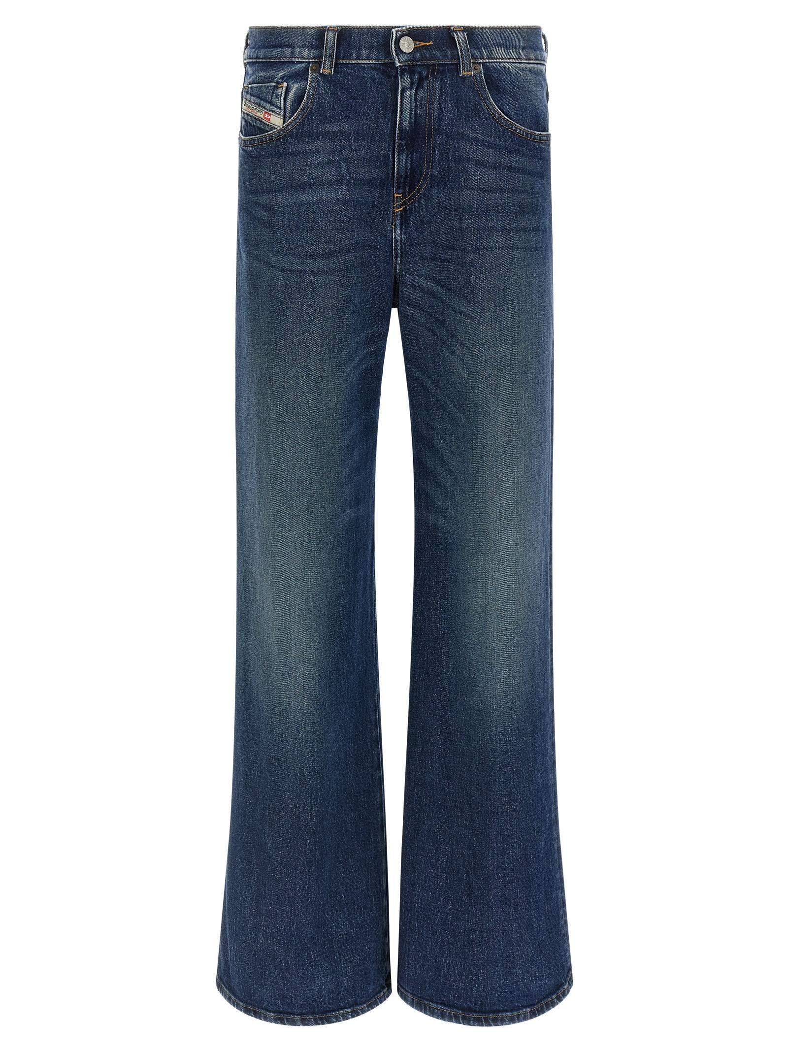 diesel 1978 d-akemi jeans blue cotton - women