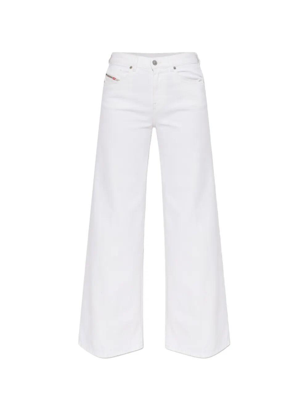 diesel 1978 d-akemi l.32 pantaloni white co eme jean - women