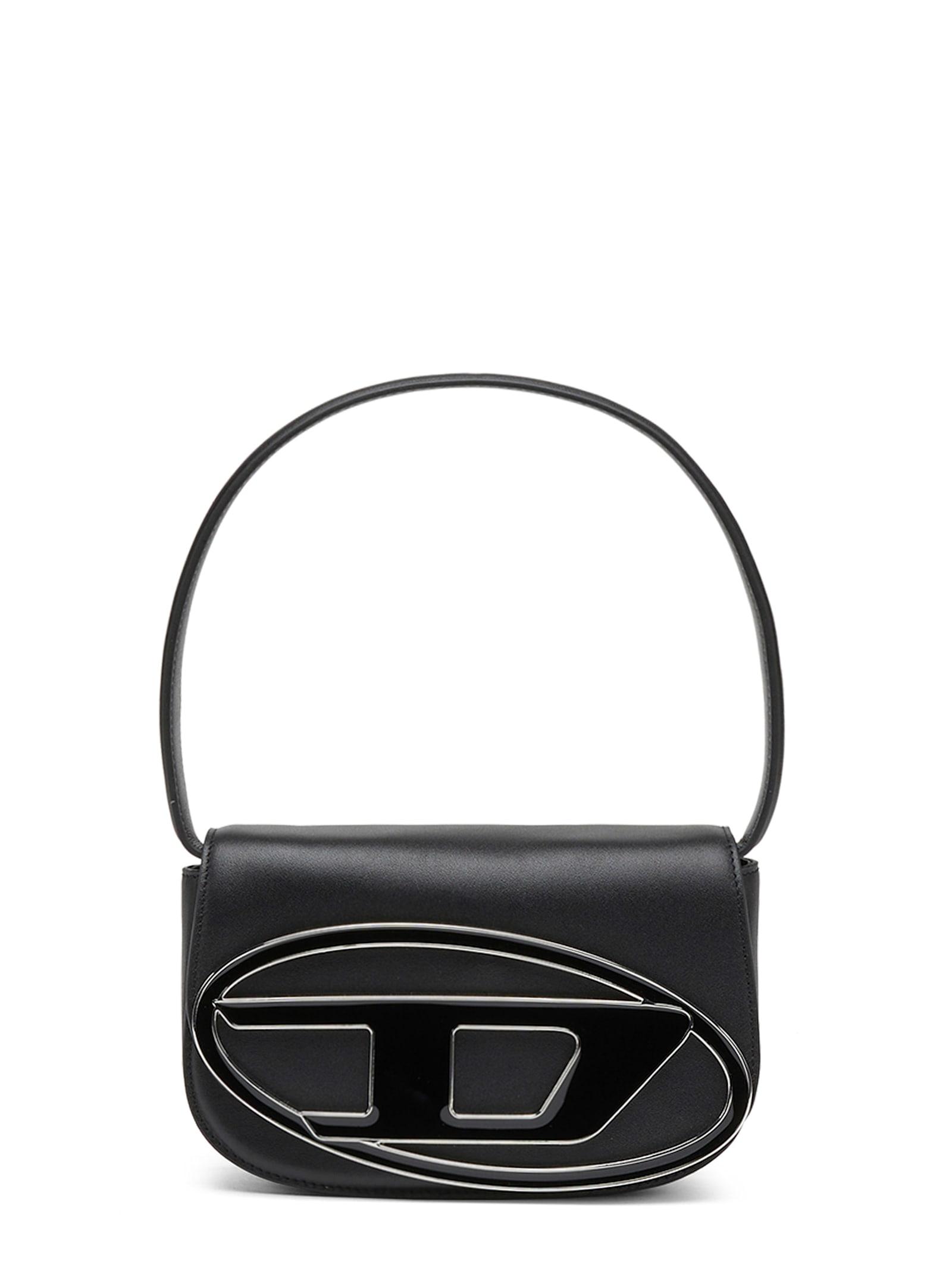 diesel 1dr leather shoulder bag