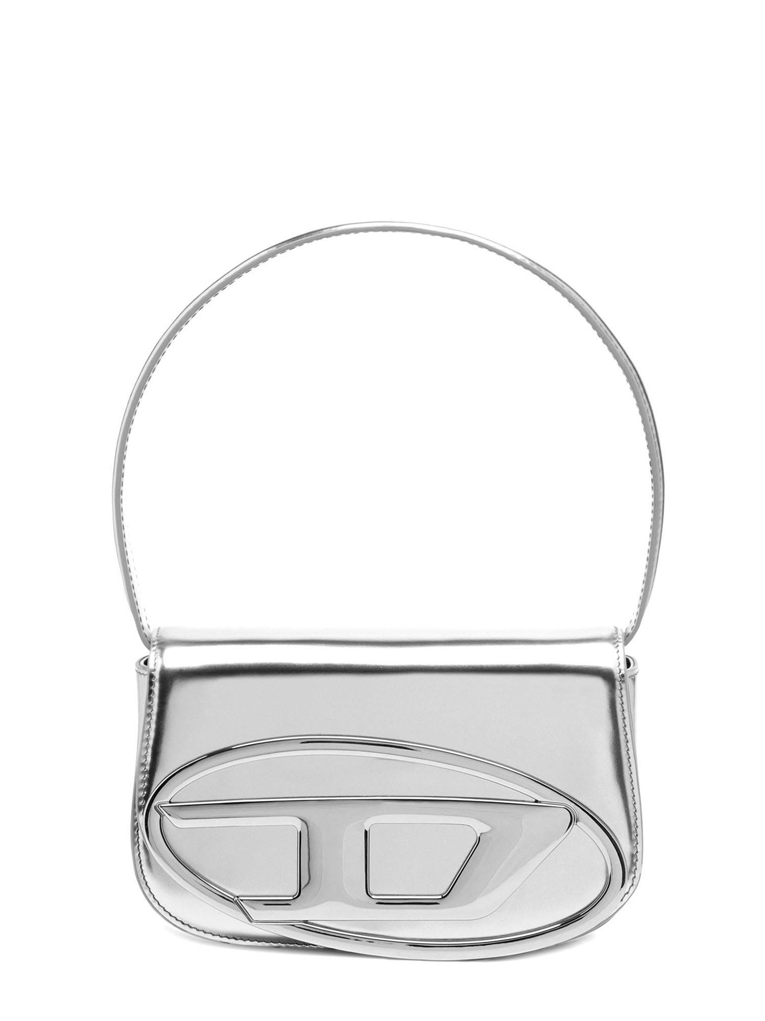 diesel 1dr mirror leather shoulder bag