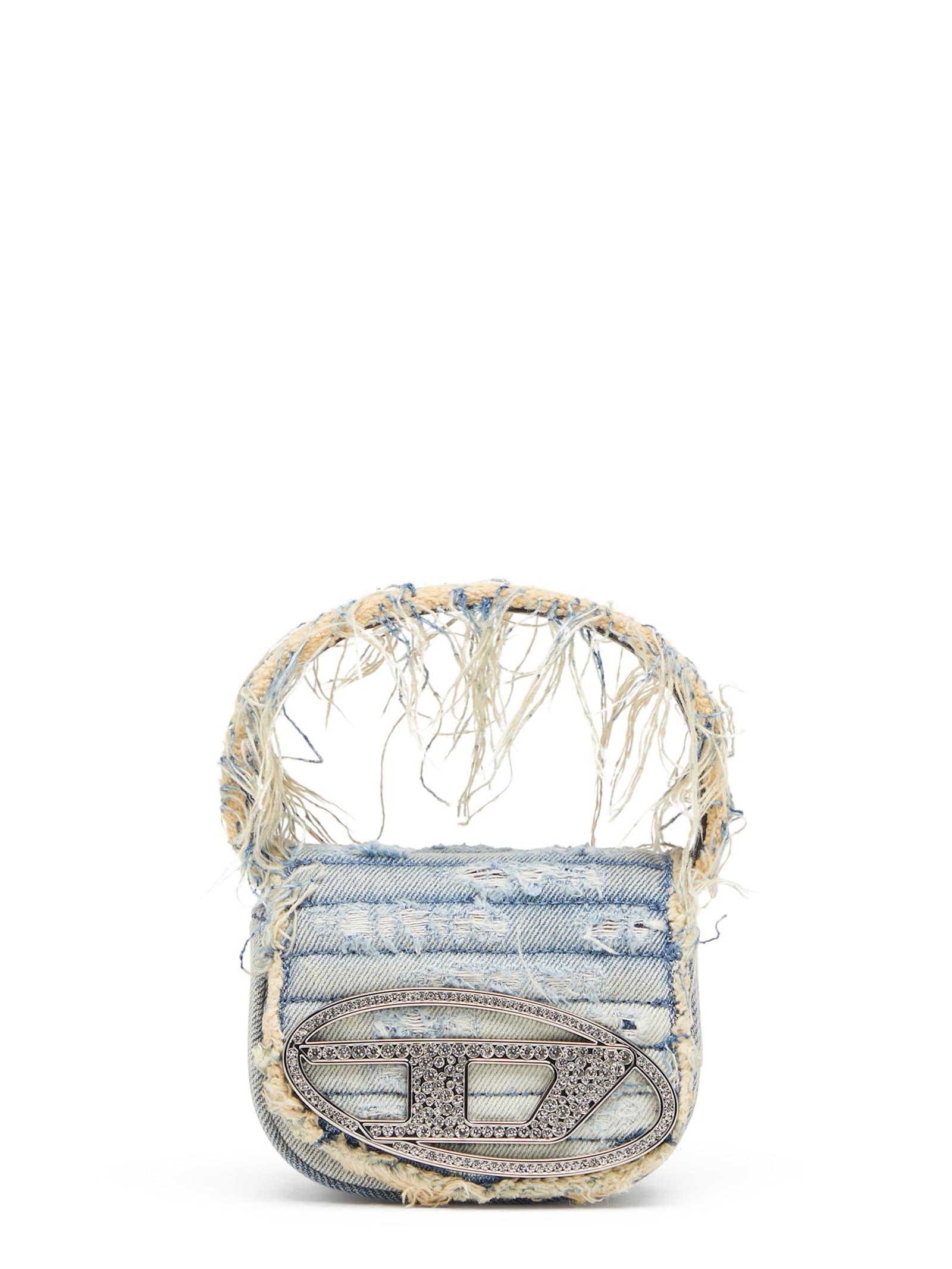 diesel 1dr xs denim crossbody bag