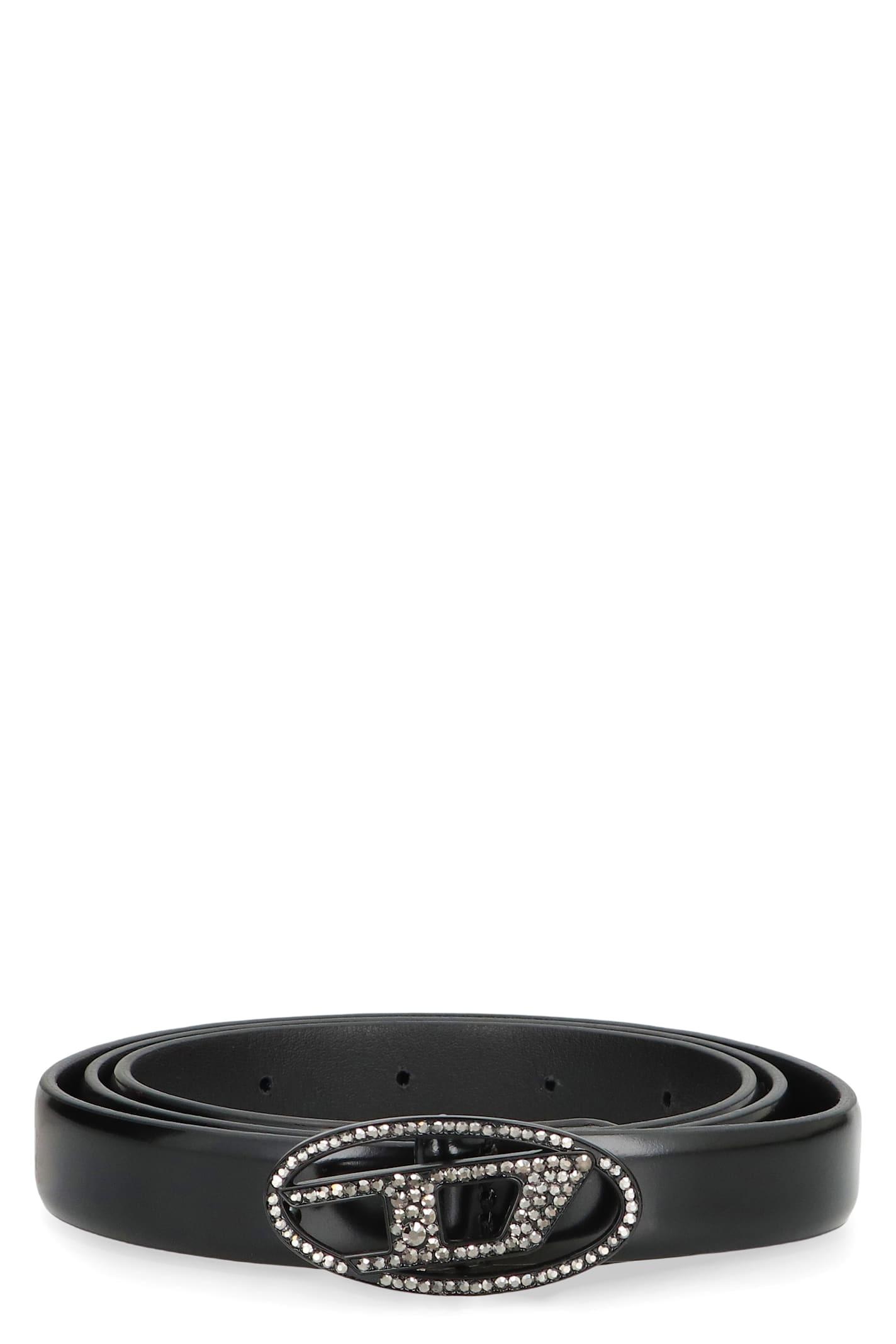 diesel b-1dr leather belt