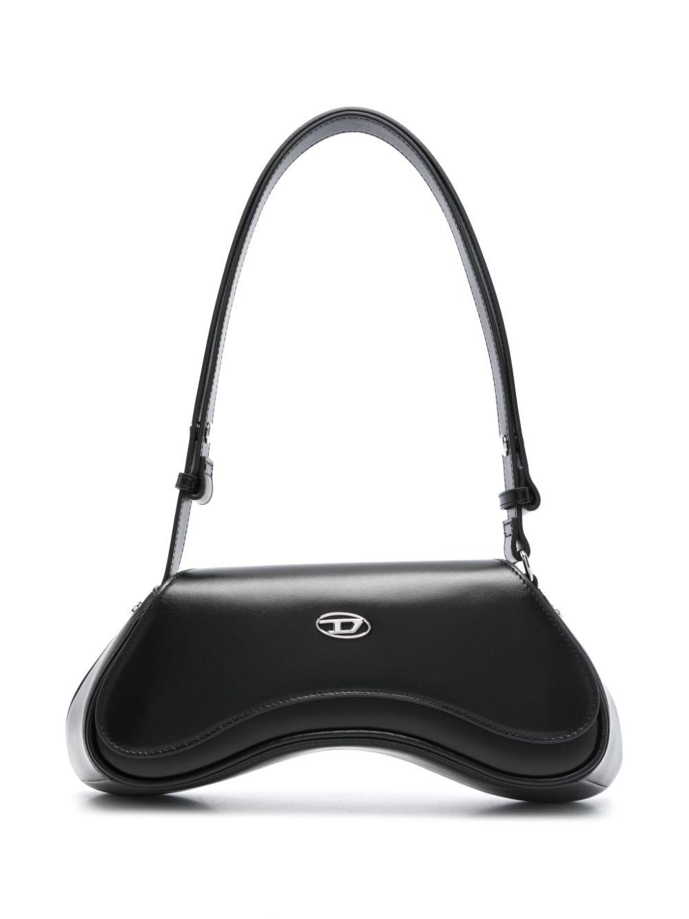 diesel bags black calf leather - women