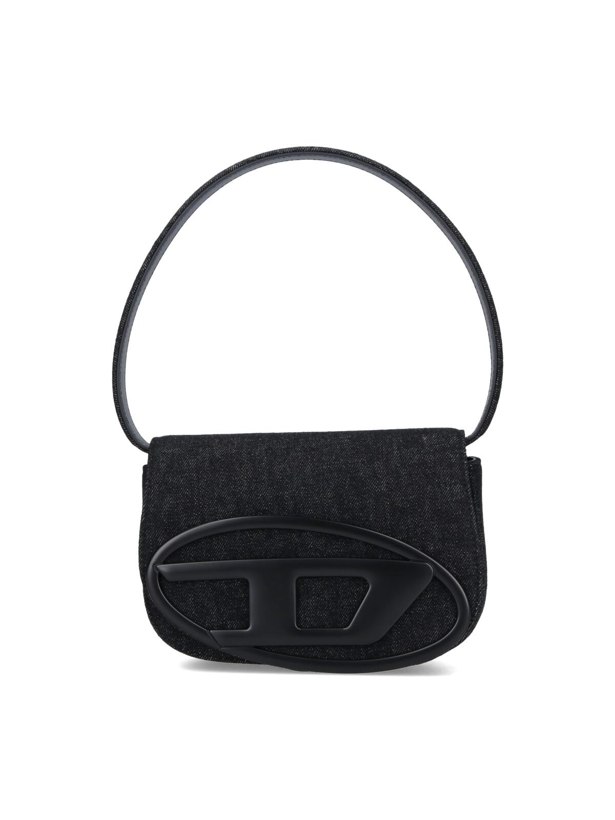 diesel bags black cotton - women