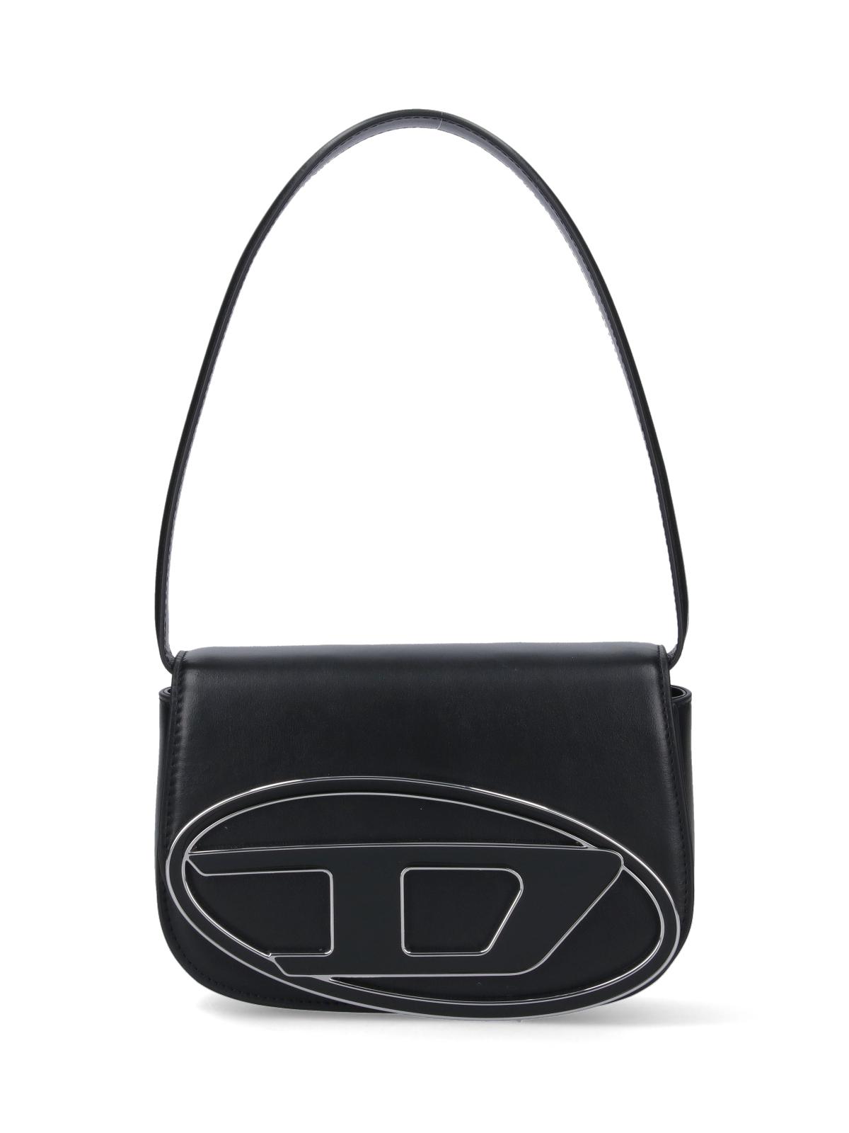 diesel bags black leather - women