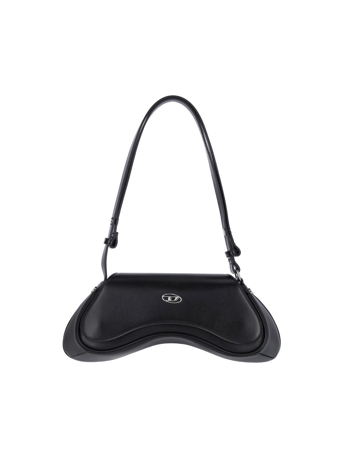 diesel bags black leather - women