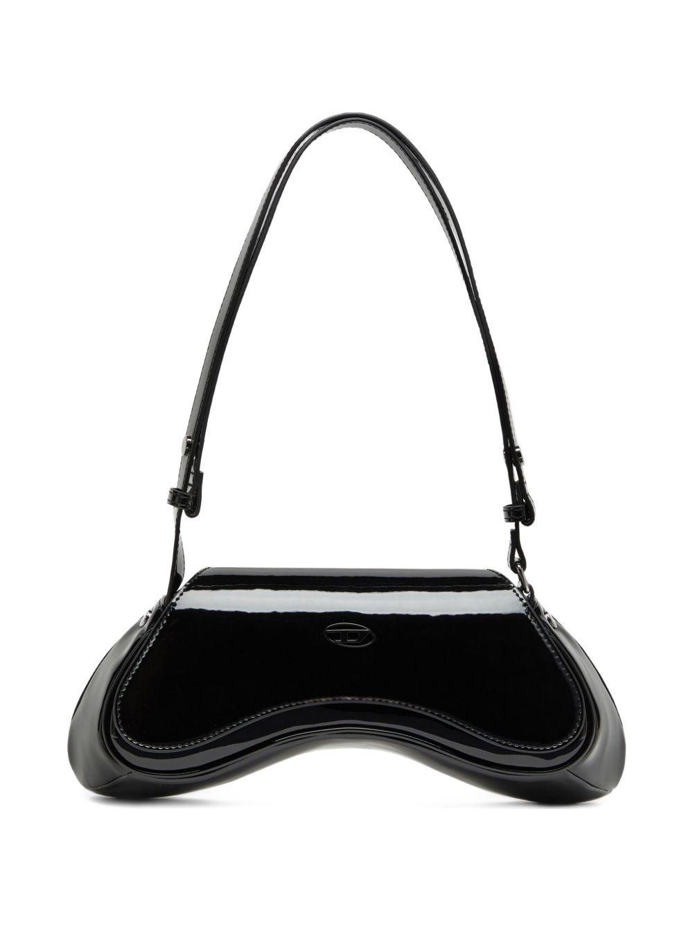diesel bags black outer: polyurethane - women