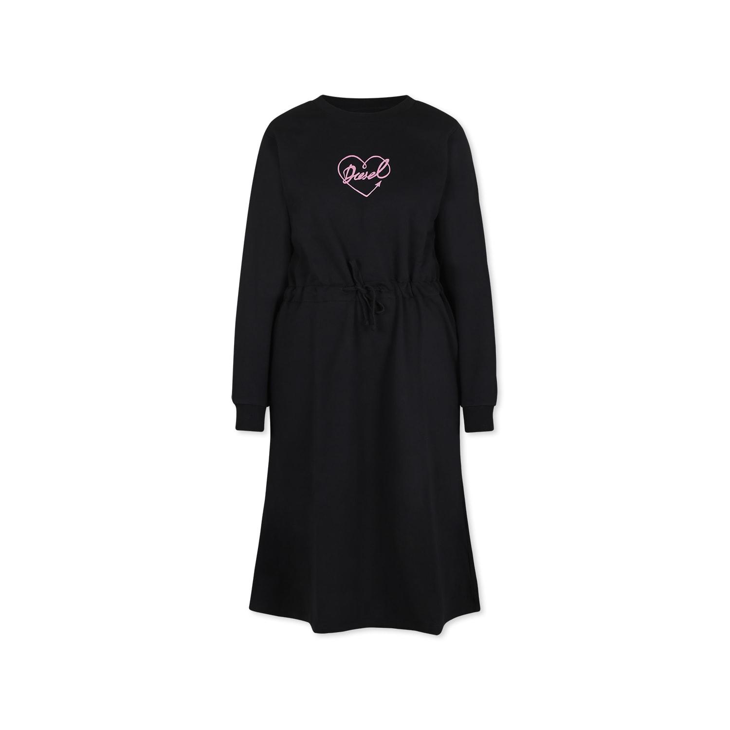 diesel black dress for girl