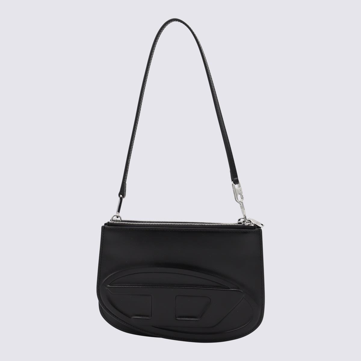 diesel black shoulder bag
