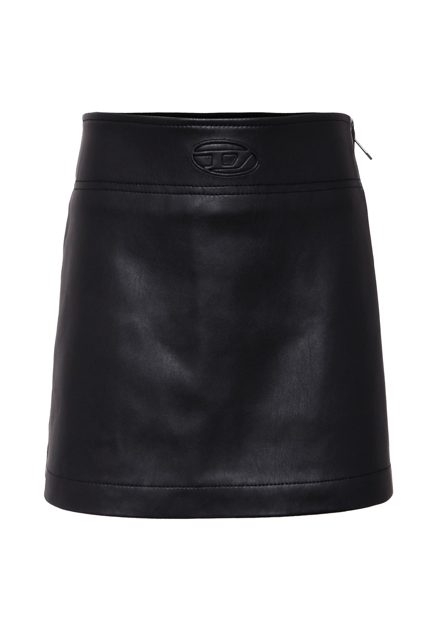 diesel black skirt for girl with logo