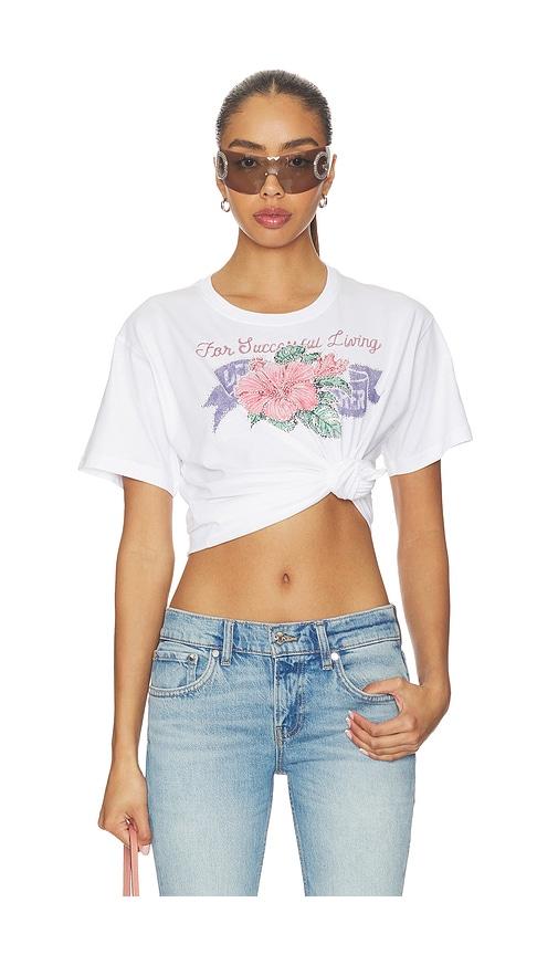 diesel bling tee in white.