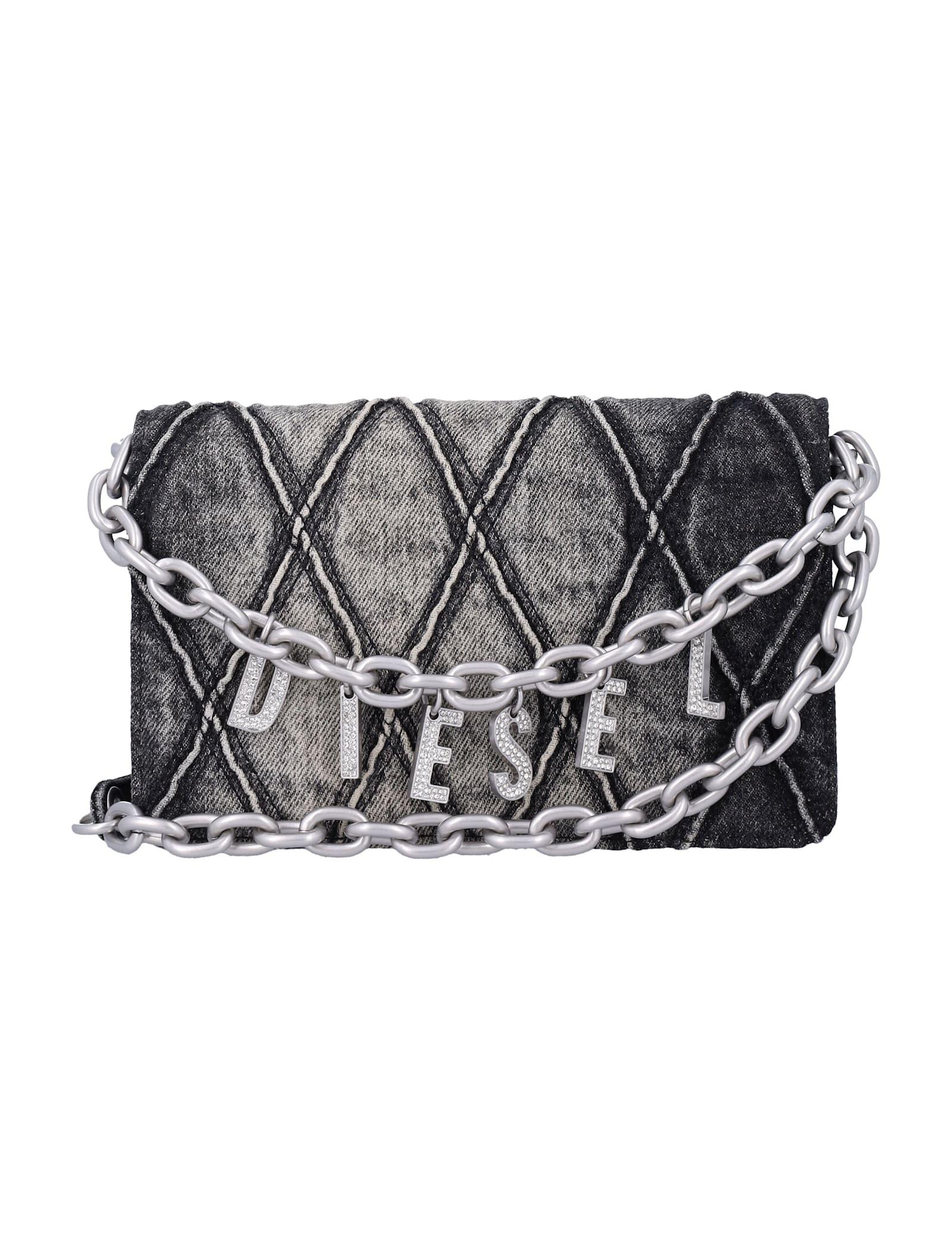 diesel charm-d wallet strap