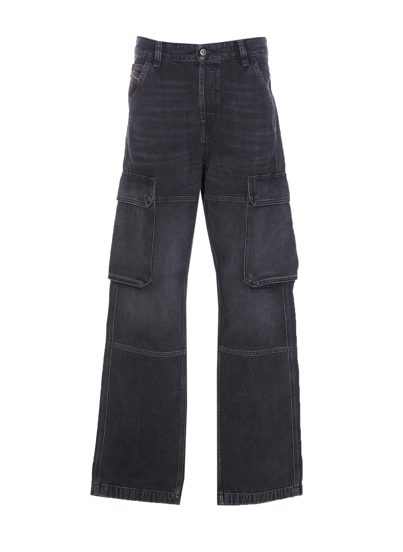 diesel d-pot-cargo jeans