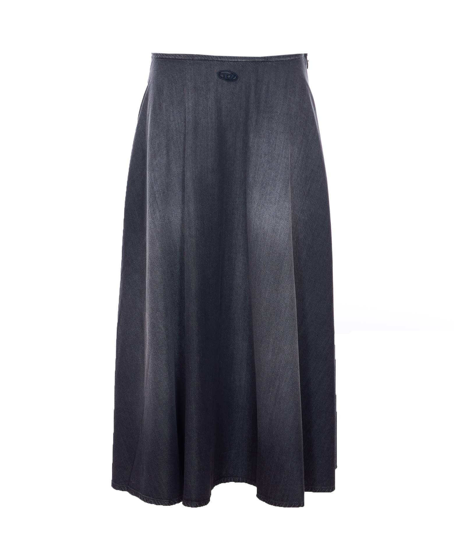 diesel de-annie s3 denim skirt