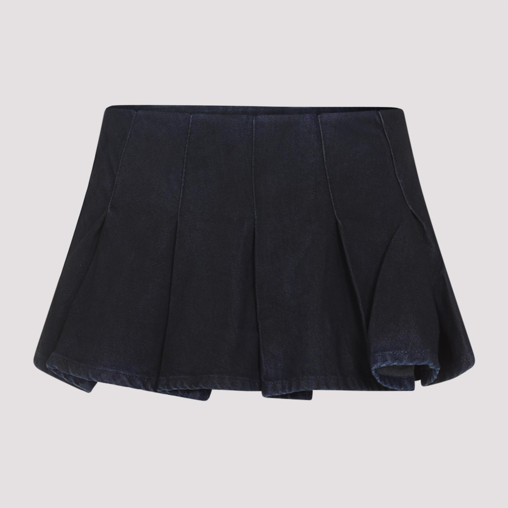 diesel de-rox shorts blue cotton lyocell - women