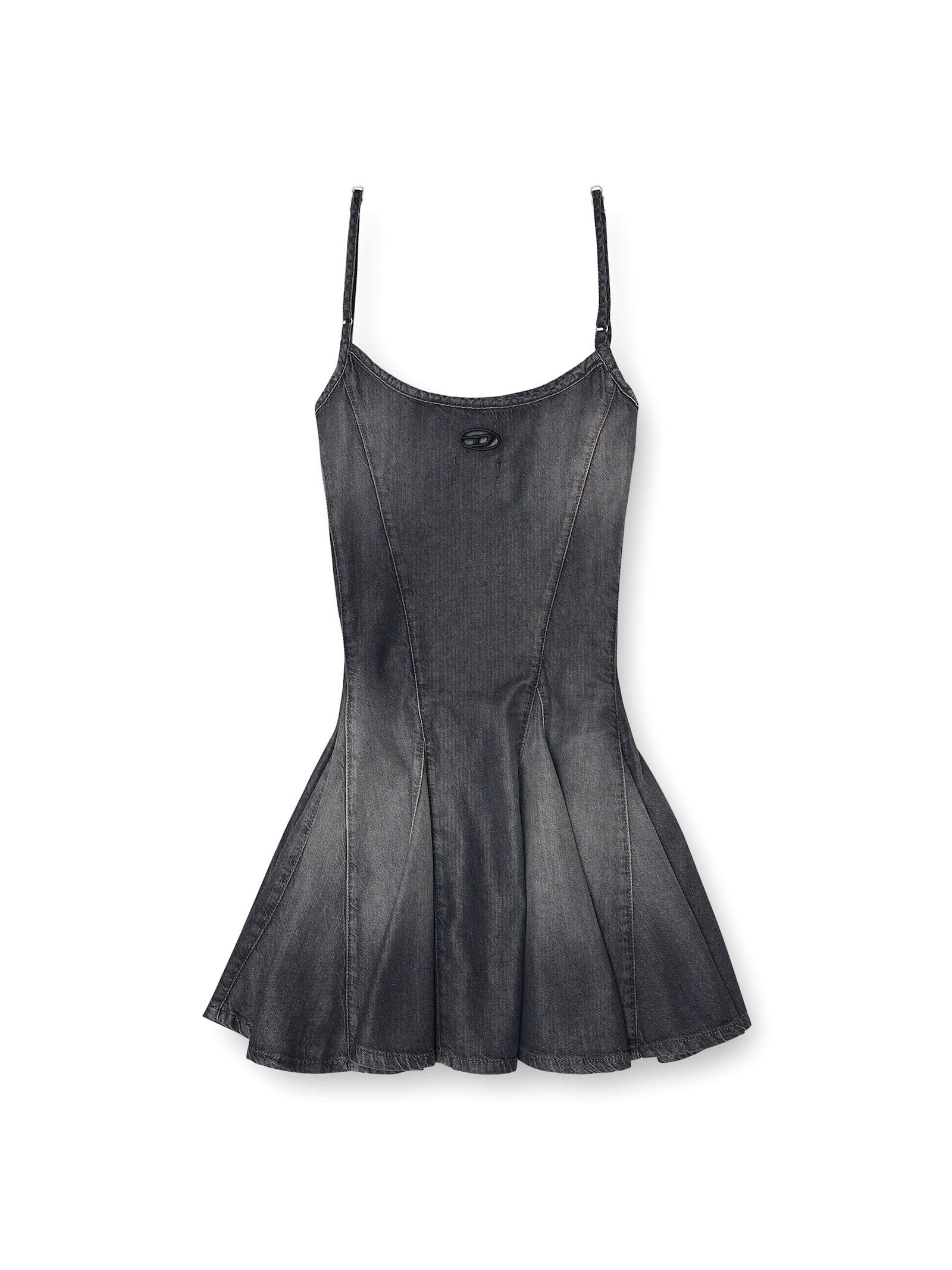 diesel de-spoky-s denim short dress