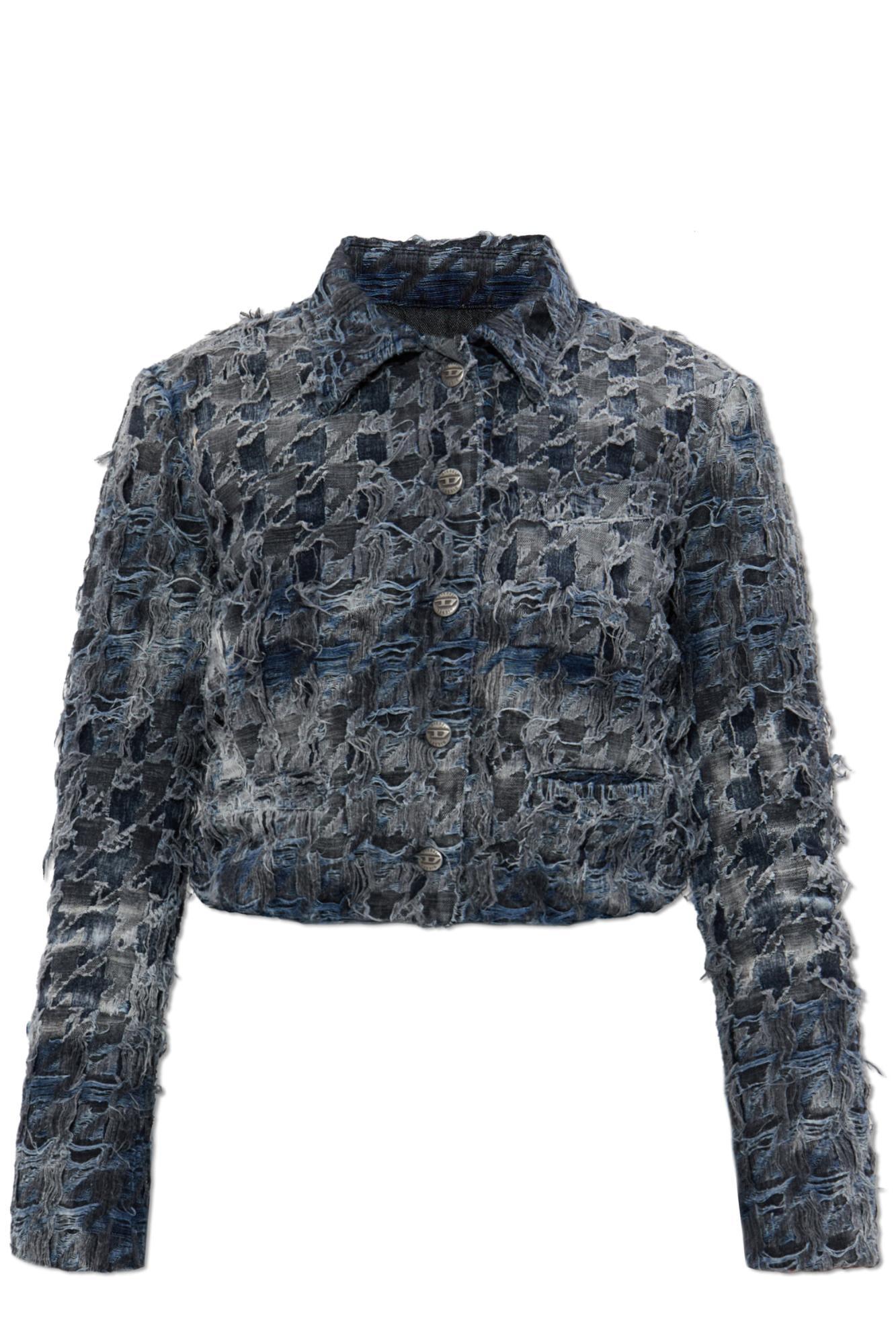 diesel denim jacket `de-ursy-fsh`