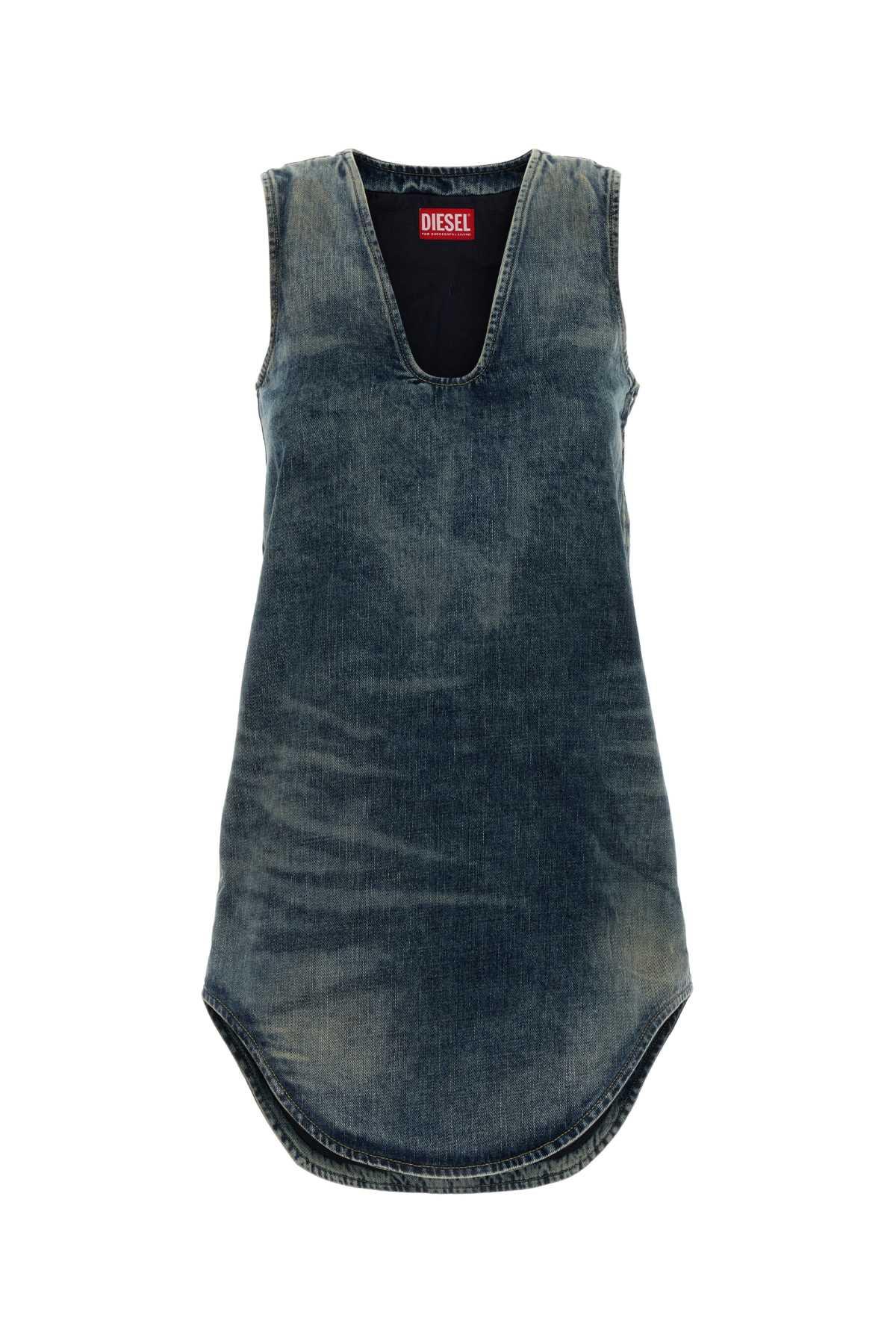 diesel denim mini dress