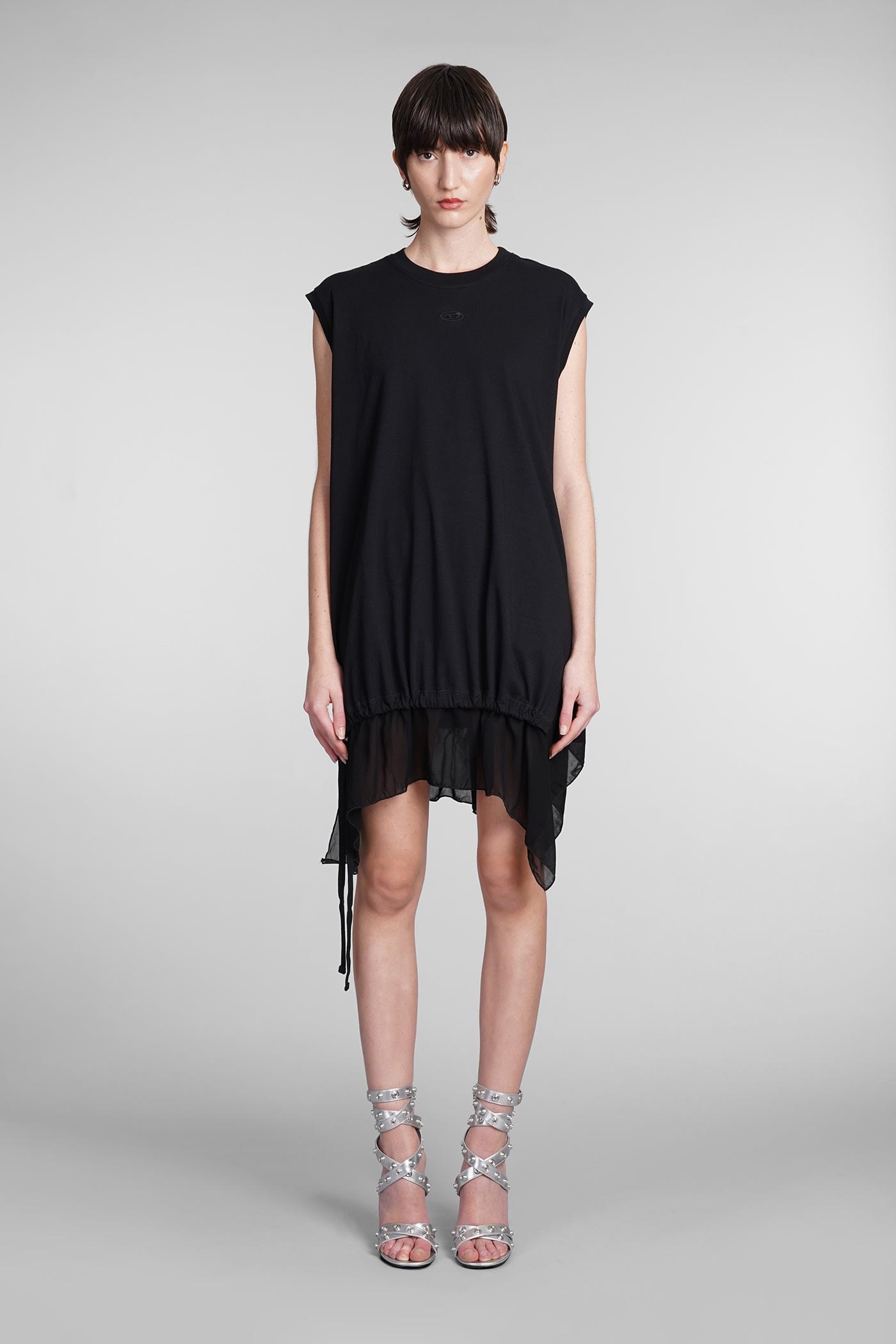 diesel dress in black cotton