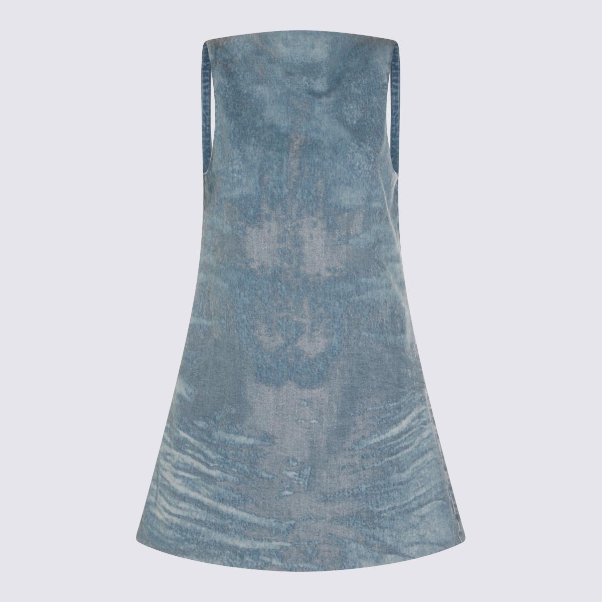 diesel dresses blue _co pl - women