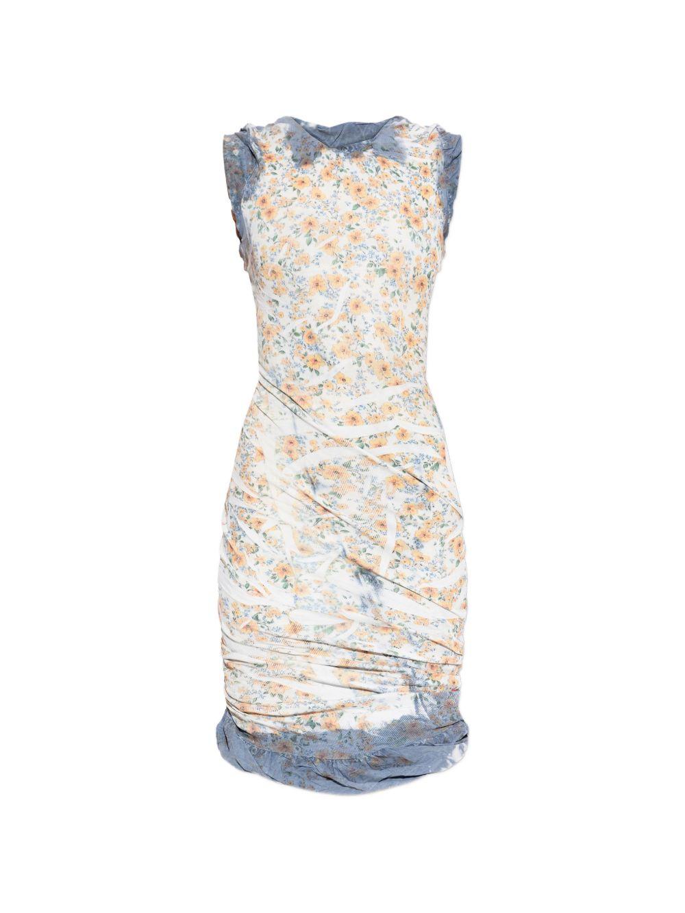 diesel dresses blue outer co ea+innerco pa ea - women