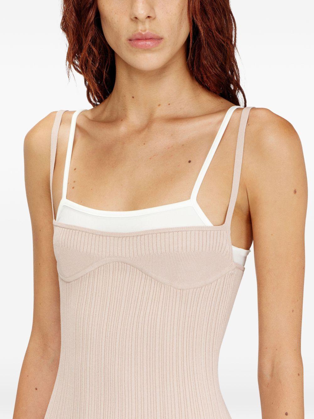 diesel dresses nude / pale pink vi pl+contpa ea - women