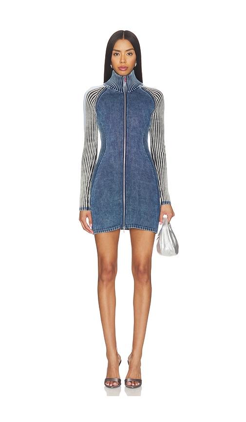 diesel estelle dress in blue.