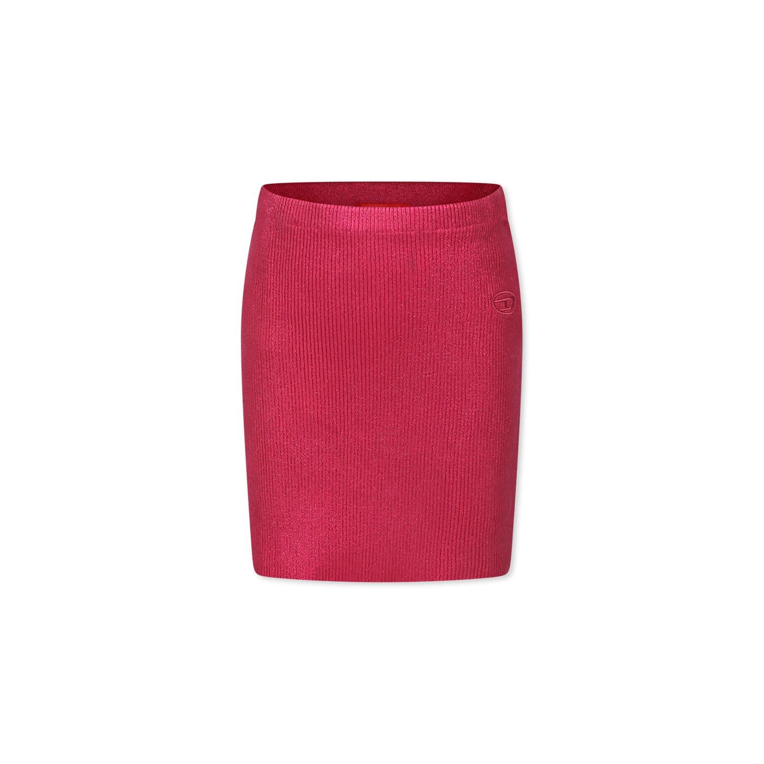 diesel fuchsia skirt for girl with logo