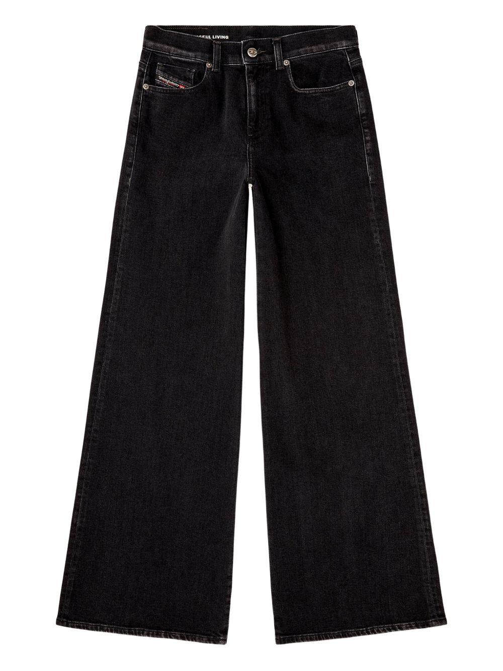 diesel jeans black co ea - women