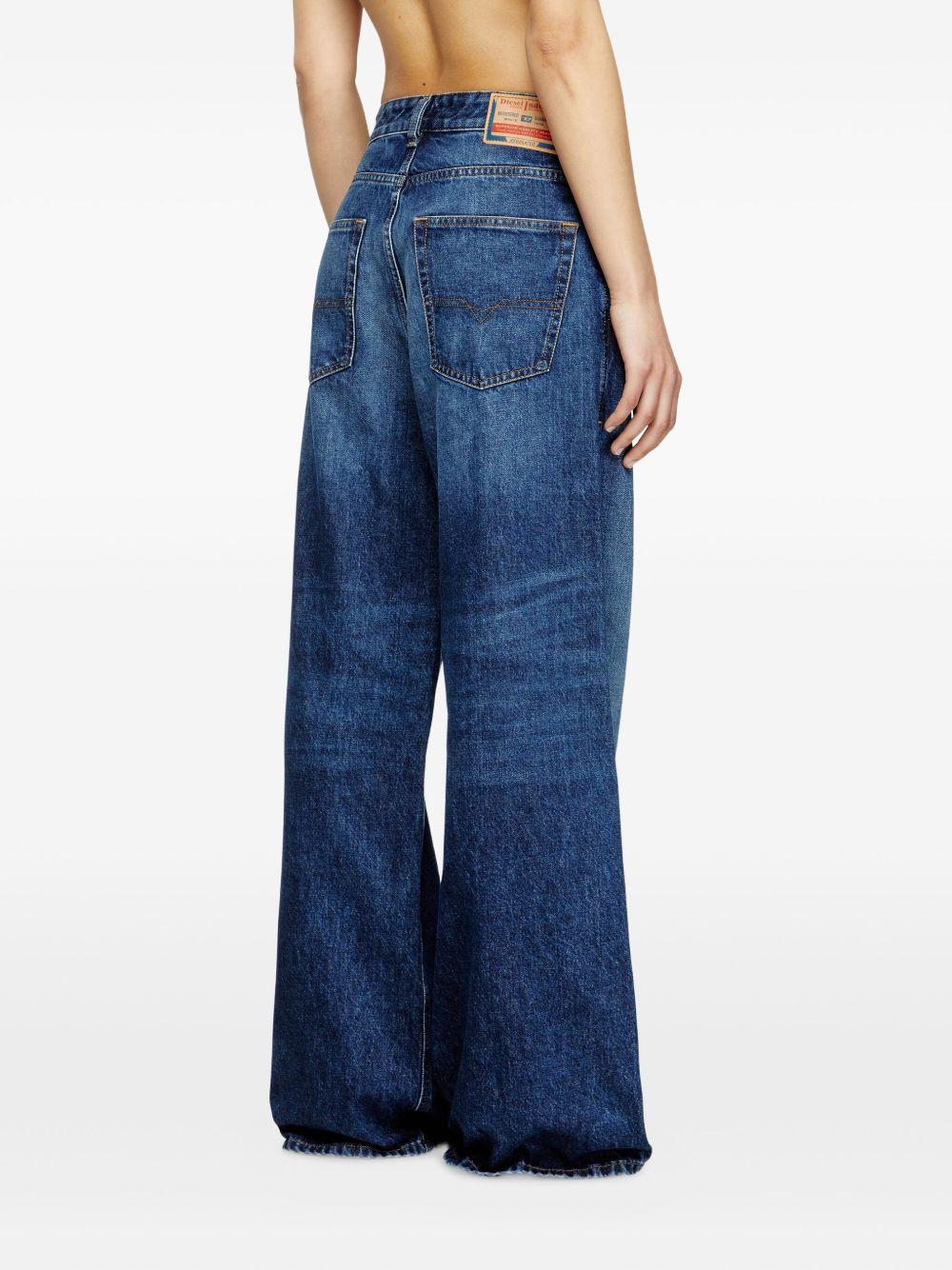 diesel jeans blue 100 cotone - women