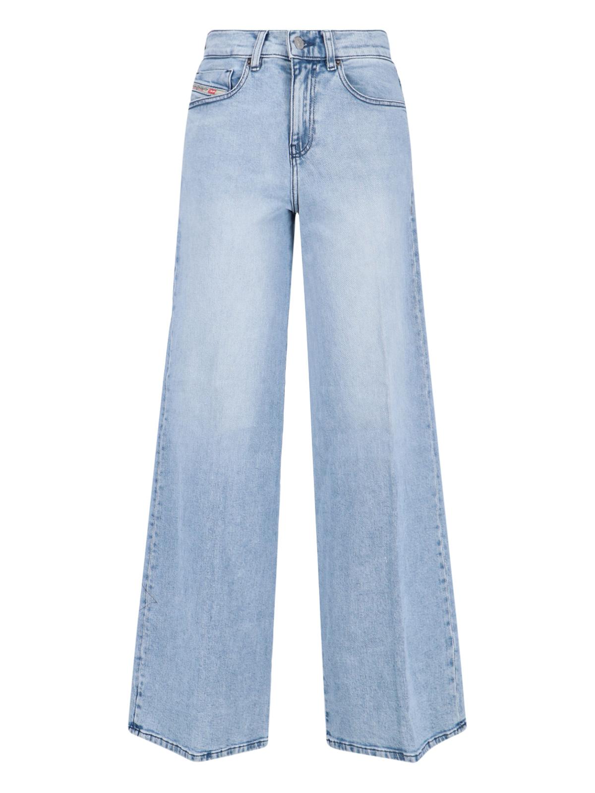 diesel jeans blue cotton - women