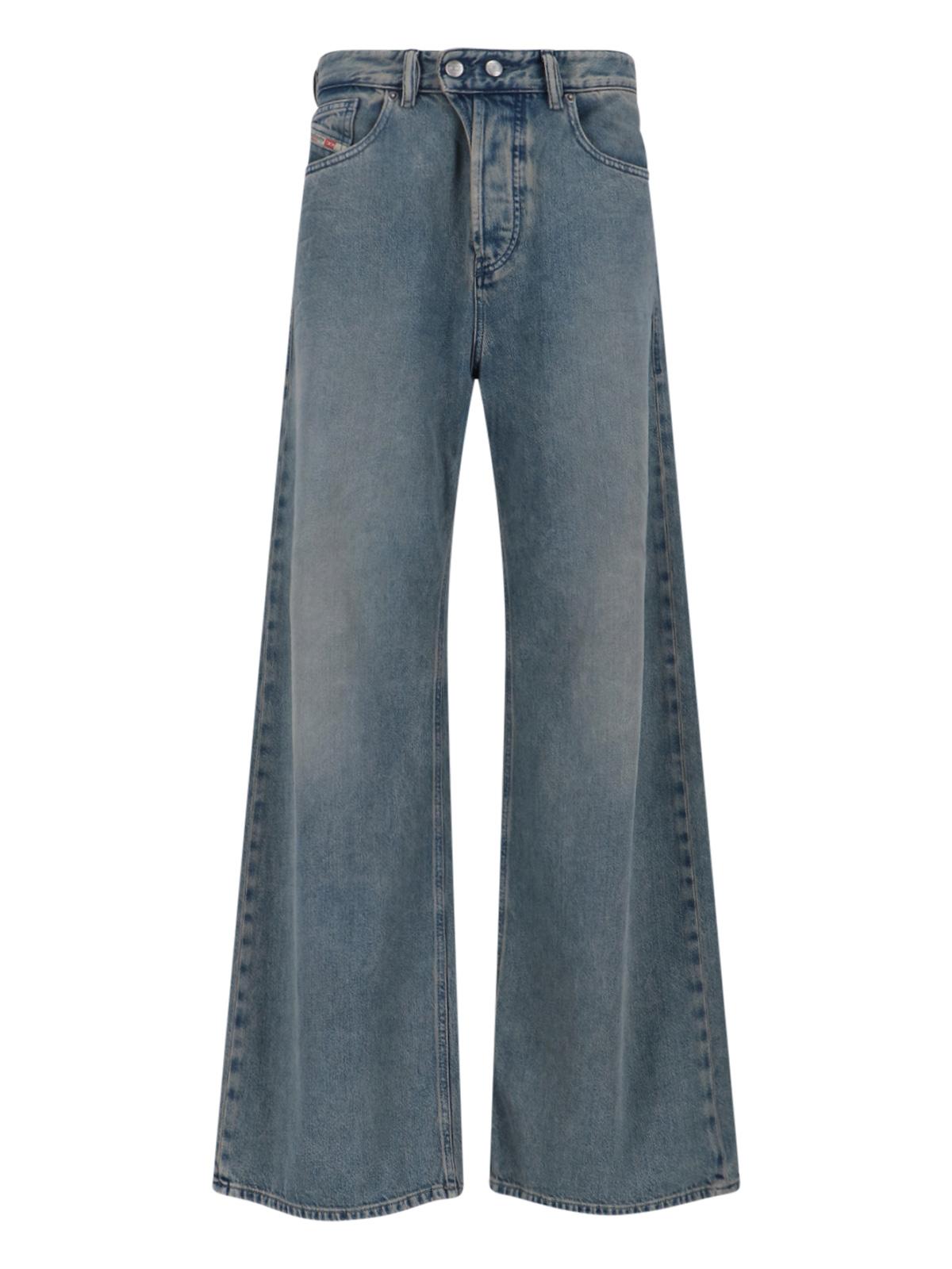 diesel jeans blue cotton - women