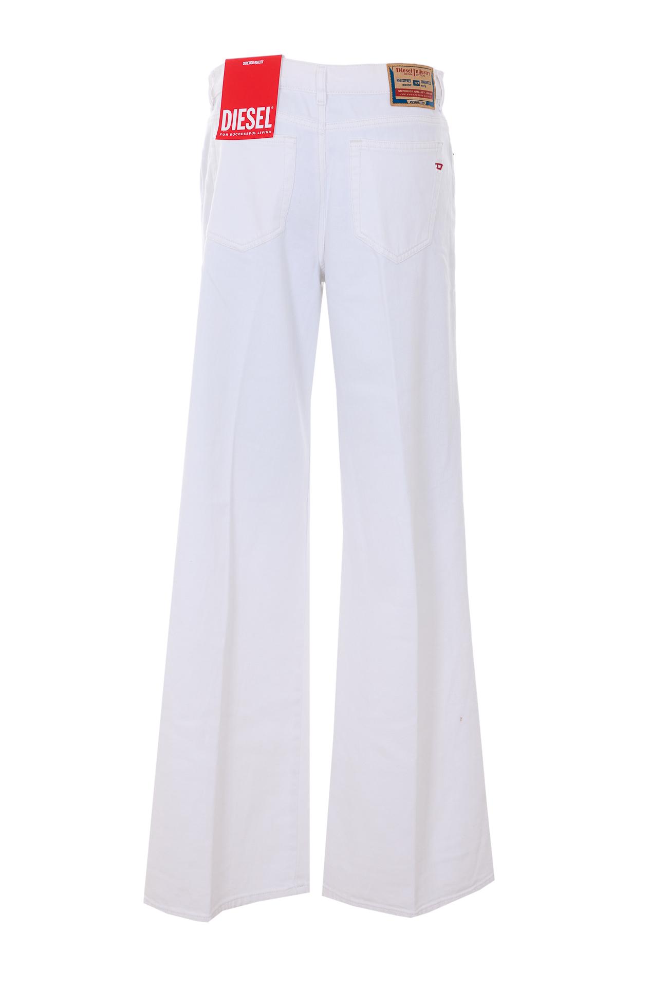 diesel jeans white cotton - women