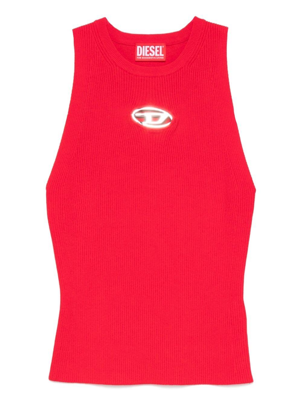 diesel logo tank top