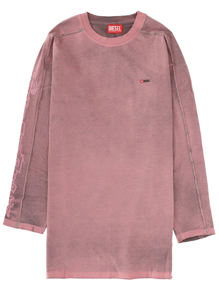 diesel mini dress d-aliene