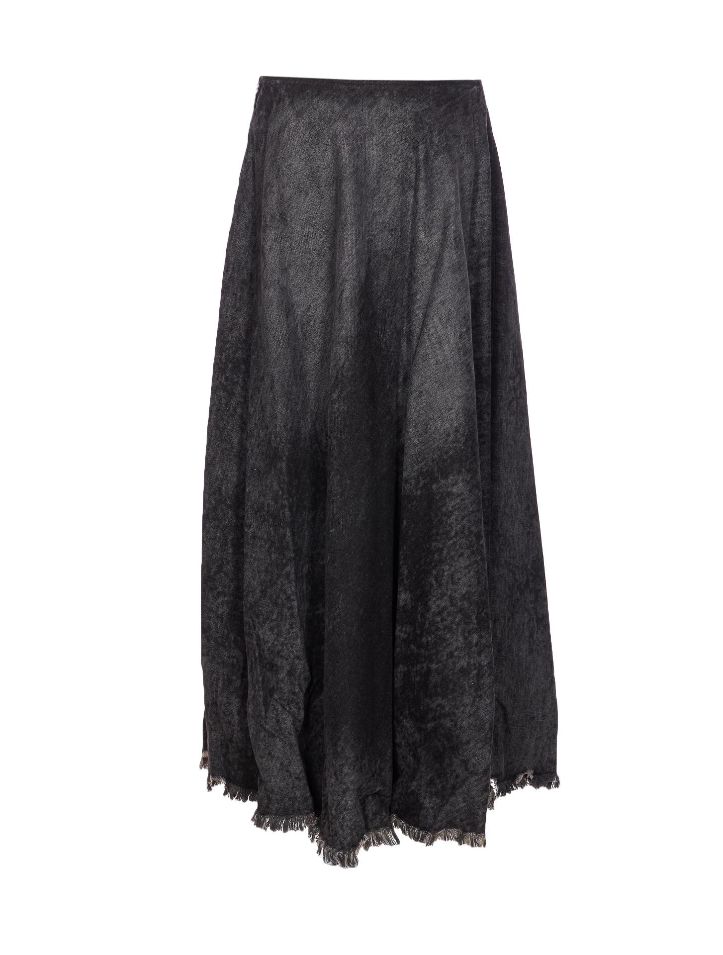diesel skirts black cotton - women