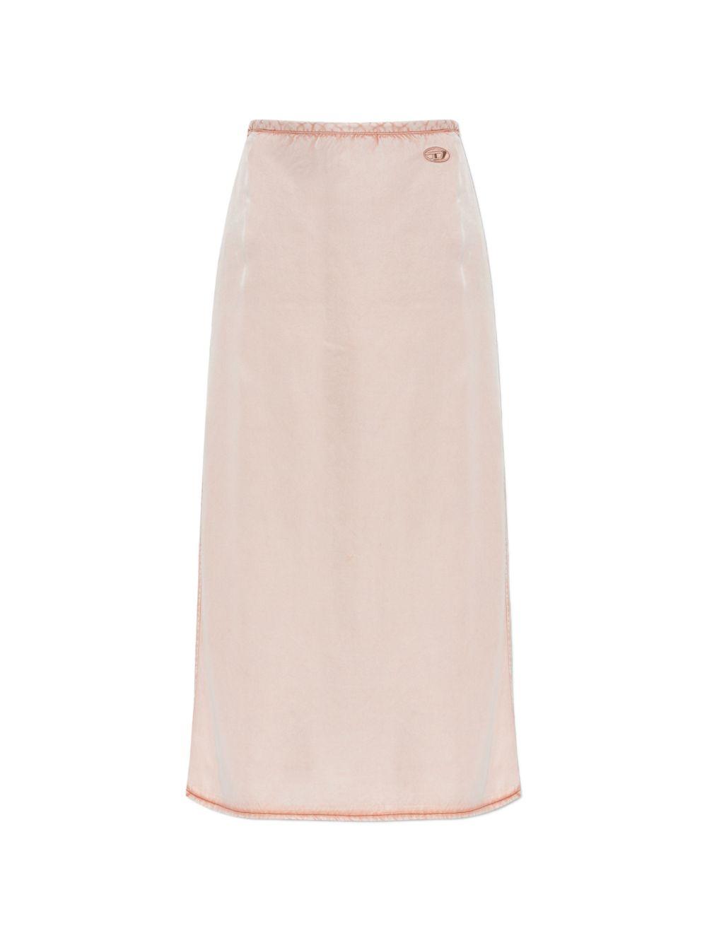 diesel skirts pink viscosa - women
