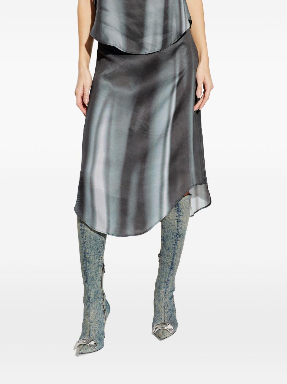 diesel skirts viscosa - women