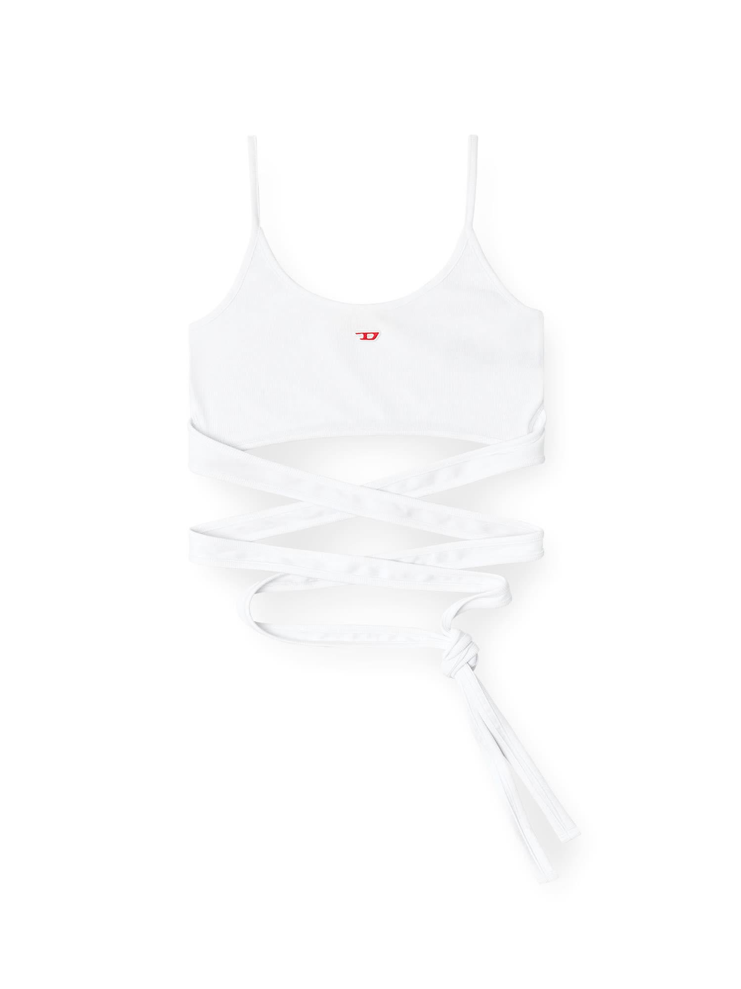 diesel t-leya-tail stretch cotton top