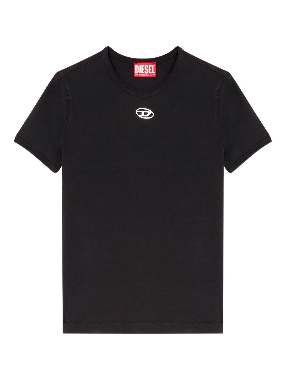 diesel t-shirts and polos black - women