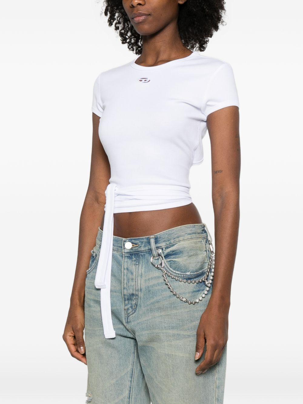 diesel t-shirts and polos white - women