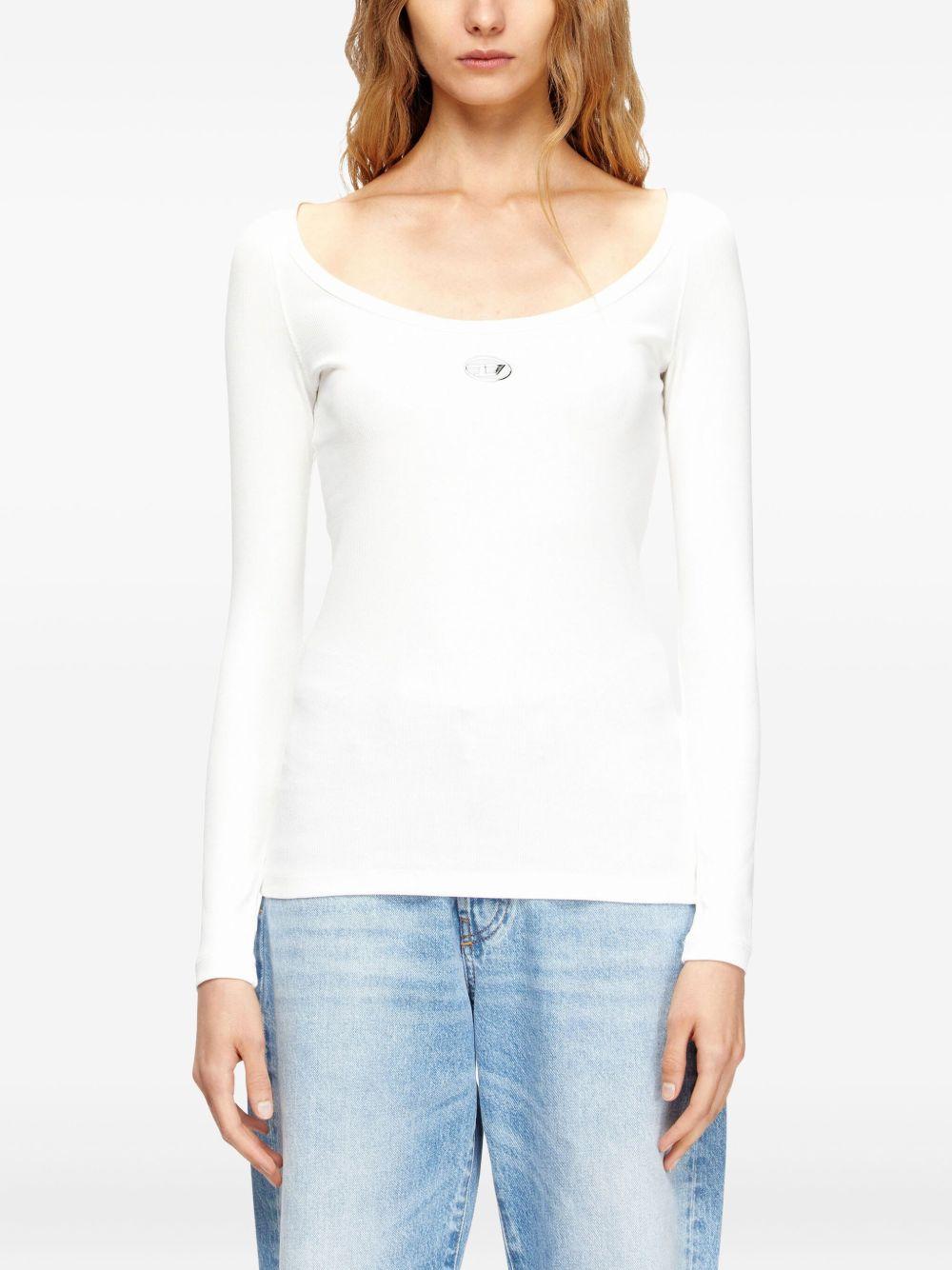diesel t-shirts and polos white - women