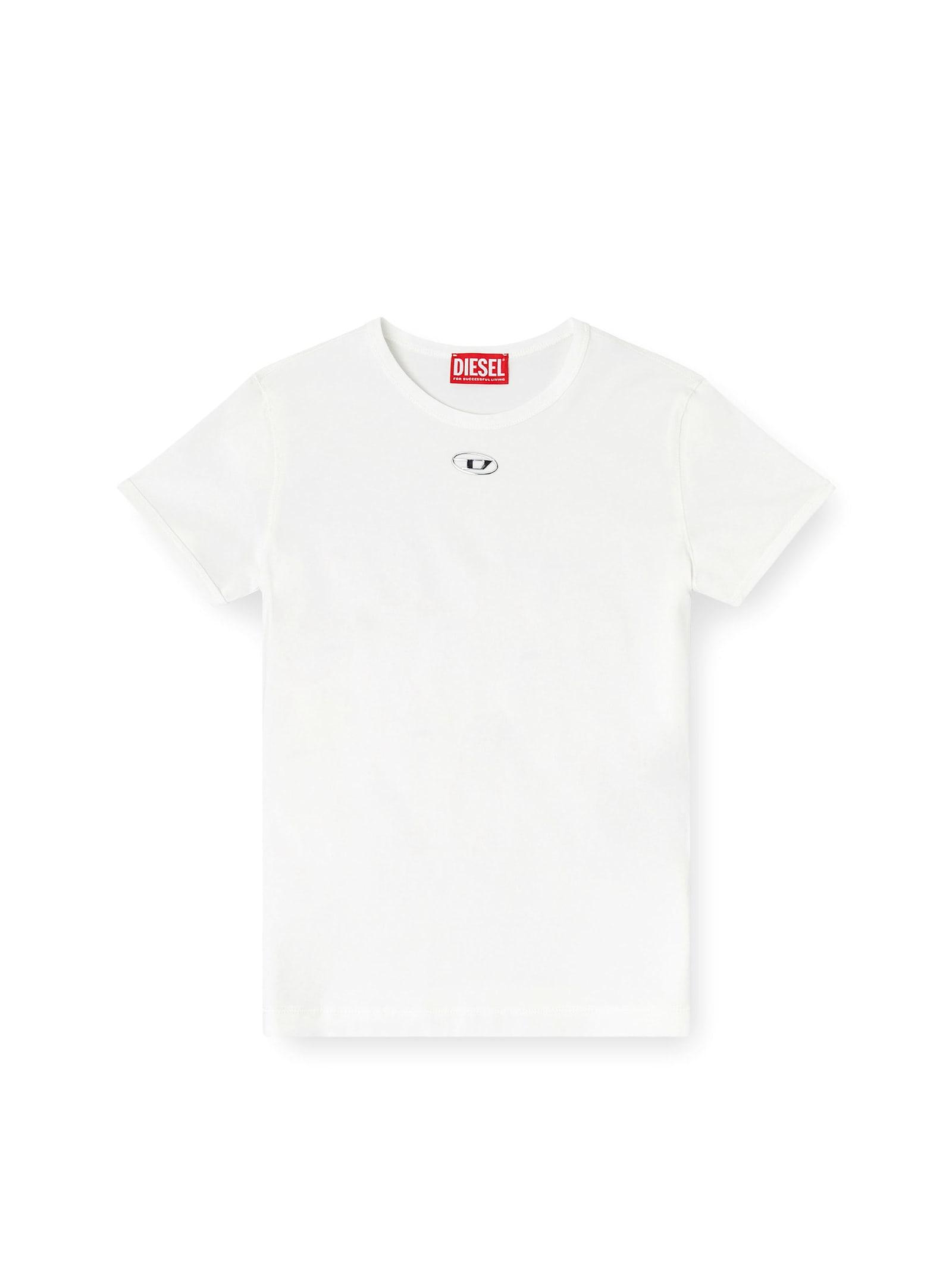 diesel t-uncutieslong-od cotton blend t-shirt