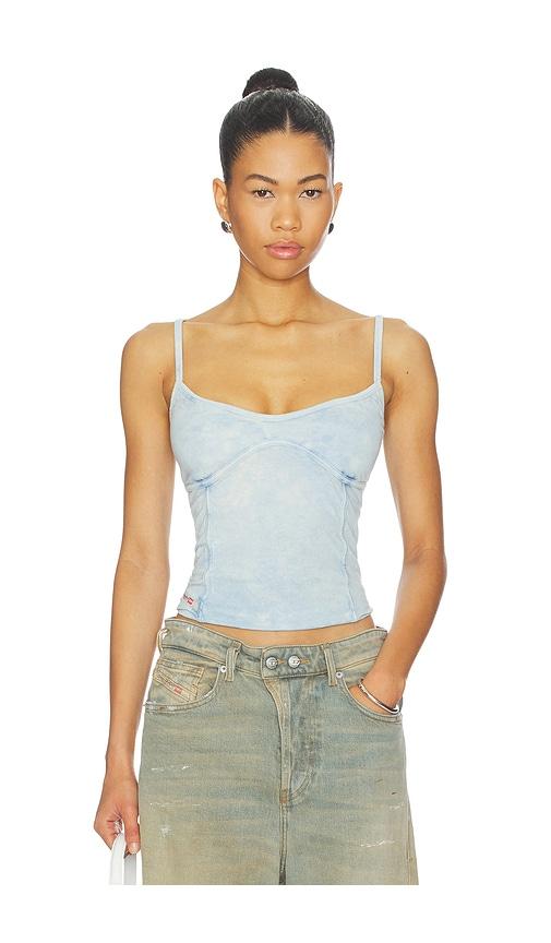 diesel tony tank top in baby blue.