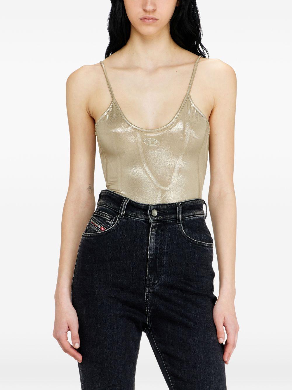 diesel top gold - women