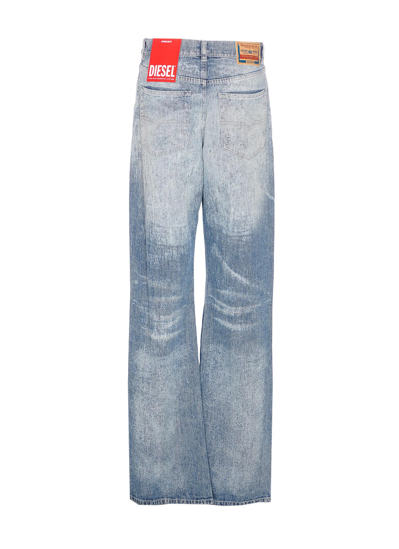 diesel trousers blue cotton - women